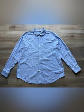 Chaps Men’s Light Blue Button-Down Dress Shirt
